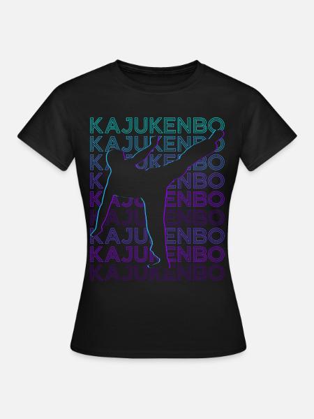 Kajukenbo Retro - Frauen T-Shirt - Schwarz