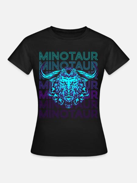 Minotaur Greek Mythology Ancient Greek Re - Women's T-Shirt - black
