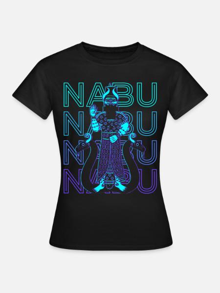 Nabu Sumerischer Gott Sumerische Mythologie - Frauen T-Shirt - Schwarz