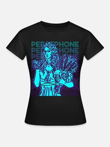 Persefone Dea greca Mitologia greca - Maglietta da donna - nero