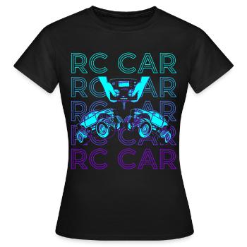 RC Voiture Rétro - T-shirt Femme - noir - Devant - AI Model Female 172 dark (172cm)
