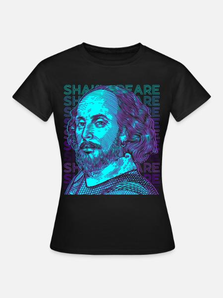 Shakespeare Retro - Women's T-Shirt - black
