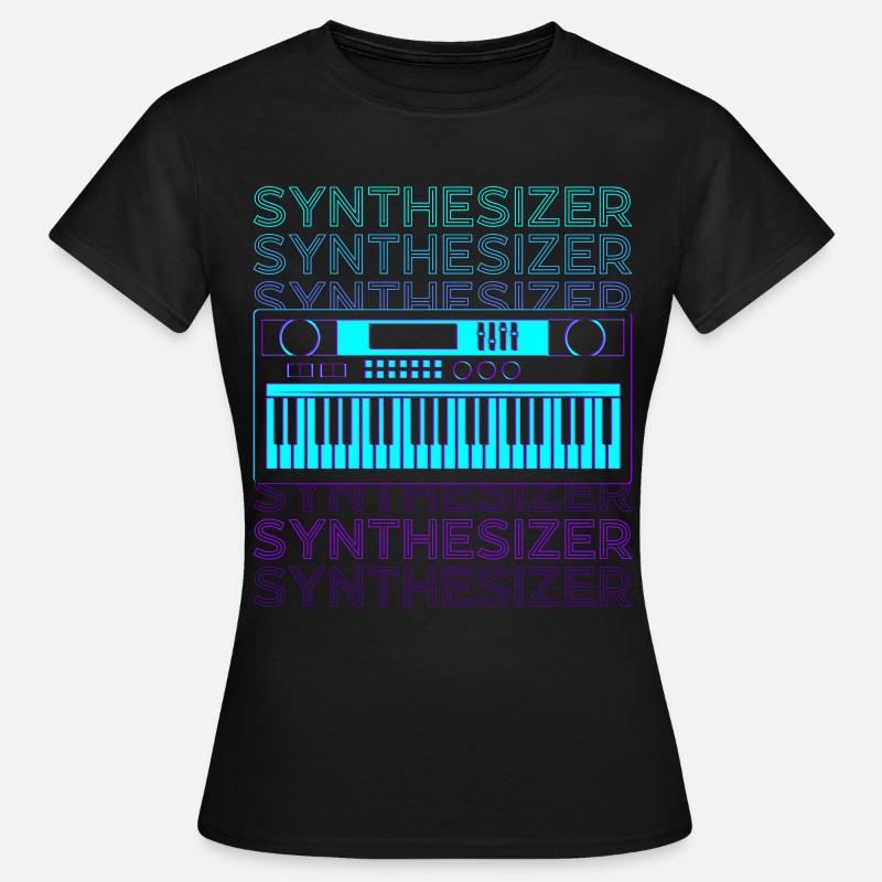Synthesizer Retro - Women's T-Shirt - black