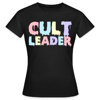 Chef de secte Pastel Goth Occultisme occulte - T-shirt Femme - noir - Devant - AI Model Female 172 dark (172cm)