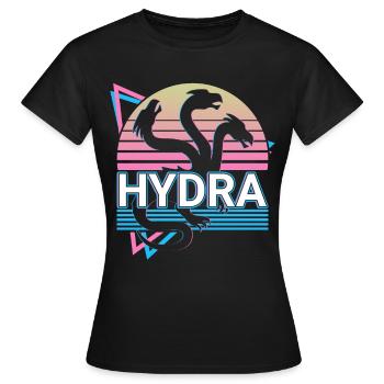 Hydra Mythologie grecque antique Rétro - T-shirt Femme - noir - Devant - AI Model Female 172 dark (172cm)