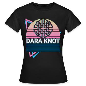 Dara Nœud Celtique Dara Nœud Celtique Symb - T-shirt Femme - noir - Devant - AI Model Female 172 dark (172cm)