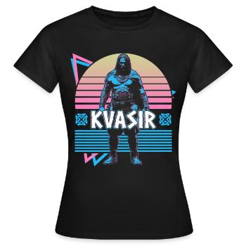 Kvasir Dieu nordique Asgard Mythologie nordique - T-shirt Femme - noir - Devant - AI Model Female 172 dark (172cm)