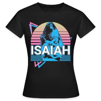 Isaïe Israélite Prophète Juif Juif - T-shirt Femme - noir - Devant - AI Model Female 172 dark (172cm)