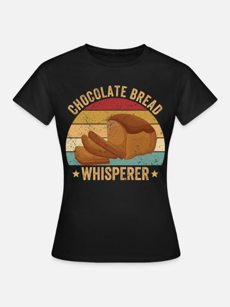 Funny bread baker - Women's T-Shirt - black