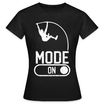 Fun Pole Vault Pole Vault - Women's T-Shirt - black - Front - AI Model Female 172 dark (172cm)