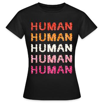 lesbiennes lesbiennes lesbiennes gays de même sexe - T-shirt Femme - noir - Devant - AI Model Female 172 dark (172cm)