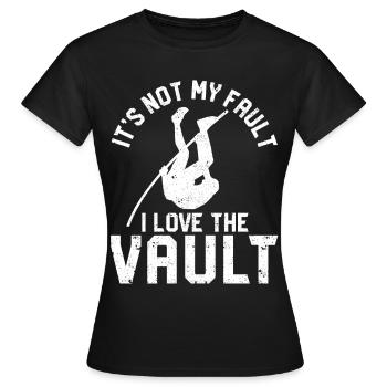 Fun Pole Vault Pole Vault Pole Vault - Women's T-Shirt - black - Front - AI Model Female 172 dark (172cm)