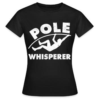 Funny Pole Vault Pole Vault Pole Vault - Women's T-Shirt - black - Front - AI Model Female 172 dark (172cm)