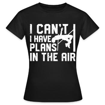 drôle saut à la perche saut à la perche saut à la perche - T-shirt Femme - noir - Devant - AI Model Female 172 dark (172cm)