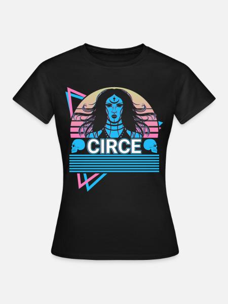 Dea Circe Mitologia greca antica - Maglietta da donna - nero
