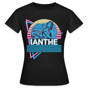 Ianthe Gudinde Antik græsk græsk mytologi - Dame-T-shirt - sort - Foran - AI Model Female 172 dark (172cm)