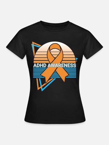 Adhd Awareness Retro - Women's T-Shirt - black