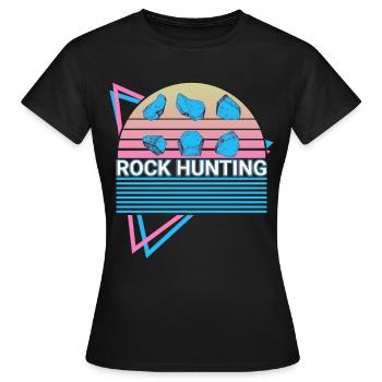 Rock Hunting Rock Hunter Retro - Women's T-Shirt - black - Front - AI Model Female 172 dark (172cm)