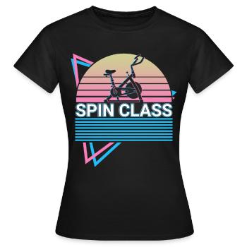 Course Retro - Women's T-Shirt - black - Front - AI Model Female 172 dark (172cm)