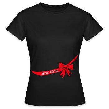 Carnival Fastelovend pregnancy belly mother - Women's T-Shirt - black - Front - AI Model Female 172 dark (172cm)