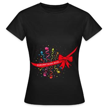 Carnaval Carnaval Carnaval Jeck Maman enceinte - T-shirt Femme - noir - Devant - AI Model Female 172 dark (172cm)