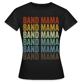 Band Mama Saxophone Mama - Women's T-Shirt - black - Front - AI Model Female 172 dark (172cm)