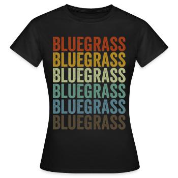 Bluegrass Bassist - Frauen T-Shirt - Schwarz - Vorne - AI Model Female 172 dark (172cm)