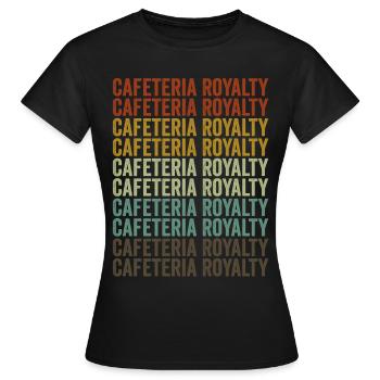 Cafeteria-Lizenzgebühr Cafeteria-Mitarbeiter - Frauen T-Shirt - Schwarz - Vorne - AI Model Female 172 dark (172cm)