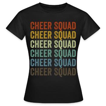 Cheer Squad Cheer Team - Women's T-Shirt - black - Front - AI Model Female 172 dark (172cm)