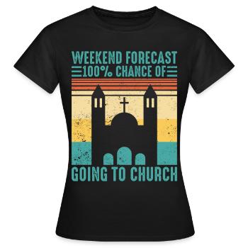 Drôle de mormon - T-shirt Femme - noir - Devant - AI Model Female 172 dark (172cm)