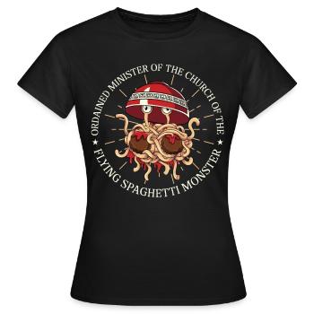 FSM - Frauen T-Shirt - Schwarz - Vorne - AI Model Female 172 dark (172cm)