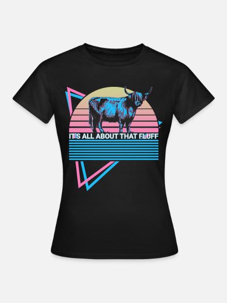 Viehzucht Retro - Frauen T-Shirt - Schwarz