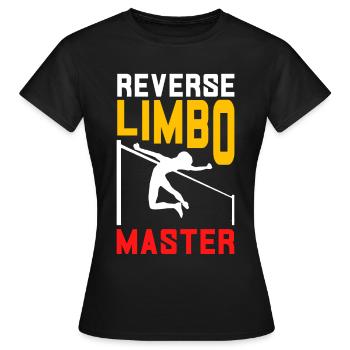 Saut à la perche Saut à la perche - T-shirt Femme - noir - Devant - AI Model Female 172 dark (172cm)