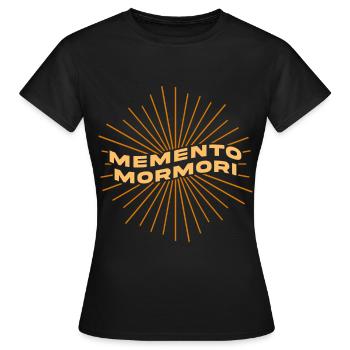 Missionnaire mormon SDJ - T-shirt Femme - noir - Devant - AI Model Female 172 dark (172cm)