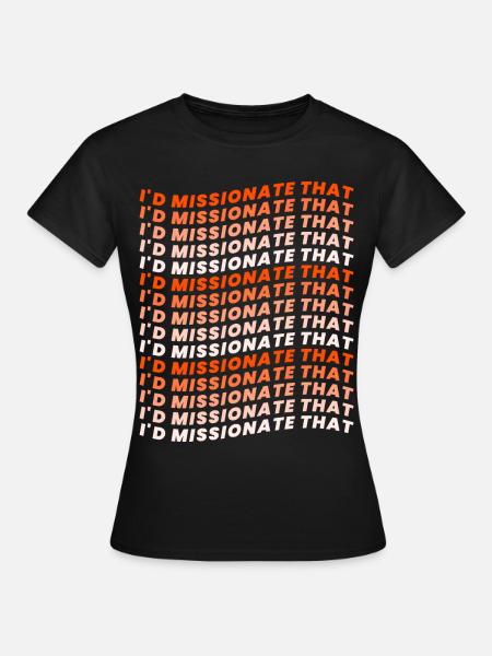Mormone LDS-Missionar - Frauen T-Shirt - Schwarz