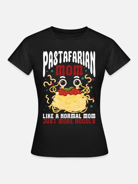 Fliegendes Spaghettimonster FSM - Frauen T-Shirt - Schwarz