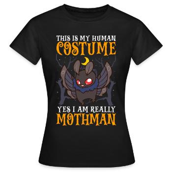 Folklore cryptide - T-shirt Femme - noir - Devant - AI Model Female 172 dark (172cm)