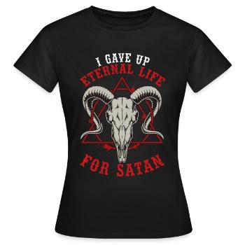 Ex-Mormone Postmormone Exmo - Frauen T-Shirt - Schwarz - Vorne - AI Model Female 172 dark (172cm)