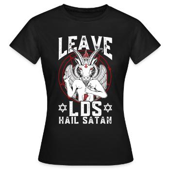 Ex-Mormon Post-Mormon Exmo - T-shirt Femme - noir - Devant - AI Model Female 172 dark (172cm)