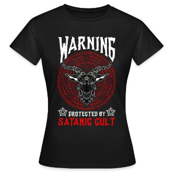 The Merry Satan - Women's T-Shirt - black - Front - AI Model Female 172 dark (172cm)