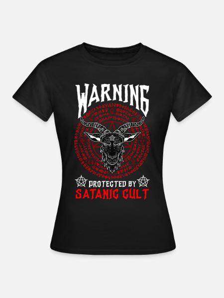 Le joyeux Satan - T-shirt Femme - noir