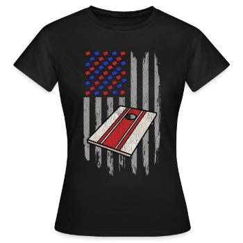 Maisloch patriotisch - Frauen T-Shirt - Schwarz - Vorne - AI Model Female 172 dark (172cm)