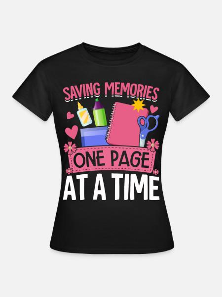 Scrapbooking Scrapbooker - Frauen T-Shirt - Schwarz