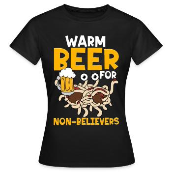 Flying Spaghetti Monster FSM - Women's T-Shirt - black - Front - AI Model Female 172 dark (172cm)
