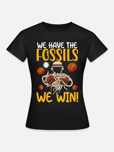 Fliegendes Spaghettimonster FSM - Frauen T-Shirt - Schwarz