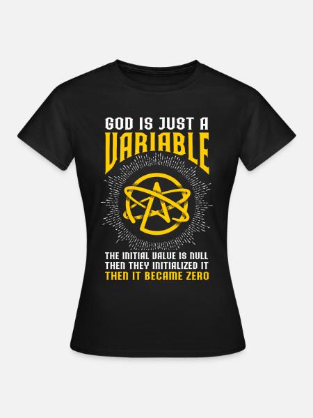 Atheist Atheismus - Frauen T-Shirt - Schwarz