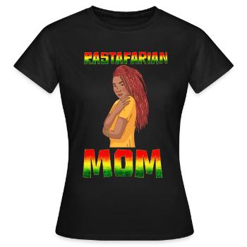Rastafari Rasta - Frauen T-Shirt - Schwarz - Vorne - AI Model Female 172 dark (172cm)