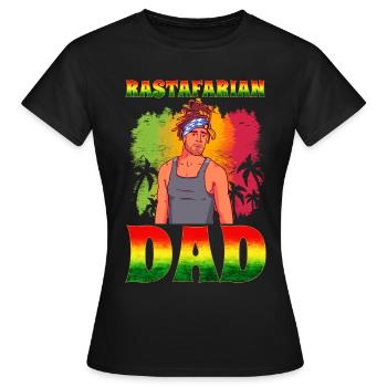 Rastafari Rasta - Frauen T-Shirt - Schwarz - Vorne - AI Model Female 172 dark (172cm)