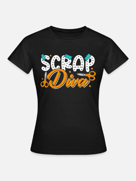 Scrapbooking Scrapbooker - Frauen T-Shirt - Schwarz