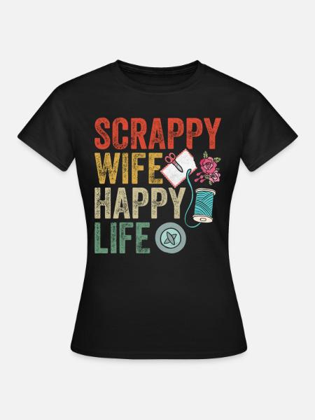 Scrapbooking Scrapbooker - Frauen T-Shirt - Schwarz